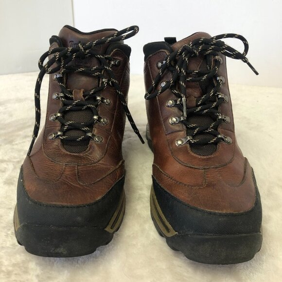 Timberland Back Road Brown Leather Hiking Trail Boots Size 7 - Picture 2 of 14
